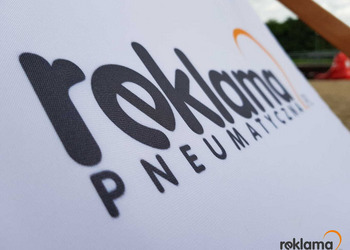 Zbliżenie na materiał, z którego uszyte jest siedzisko reklamowe